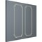 Ekena Millwork 28-in. W x 72-in. H Oxford Panel Moulding Kit Double Panel PMLKOXS28X72B - alternate 5